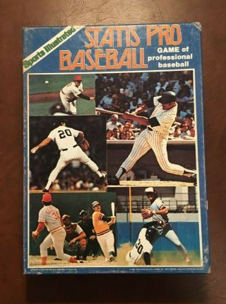 Statis Pro Baseball Game - Avalon Hill & Sports Illustrated 1984 - Vintage Rare