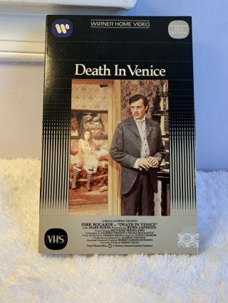 Death In Venice (vhs,  1981) Dirk Bogarde Rare Warner Big Box Vhs
