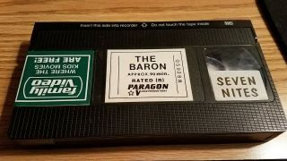 The Baron VHS Big Box Paragon Rare Blaxploitation 3