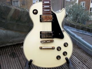 Ibanez Les Paul Custom Electric Guitar 1977 Aged Vintage White Japan Rare Mij