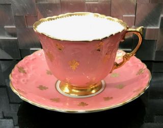 Aynsley Bone China Cup And Saucer 6985