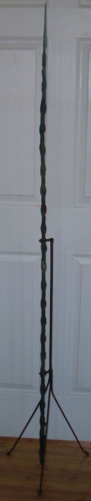 Rare Antique Victorian Munson Copper Lightning Rod Weathervane Check It Out