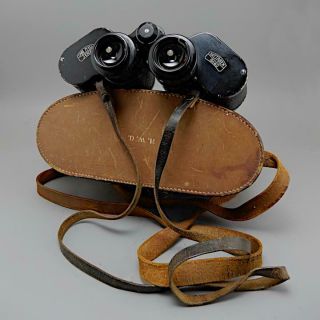Rare Carl Zeiss Deltarem Wide Angle 8 X 40 Binoculars & Case S/no: 1677828 1938