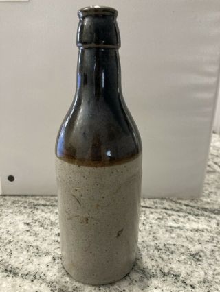 Antique Dr Swett ' s Root Beer Bottle Stoneware Crock Boston Mass RARE 3