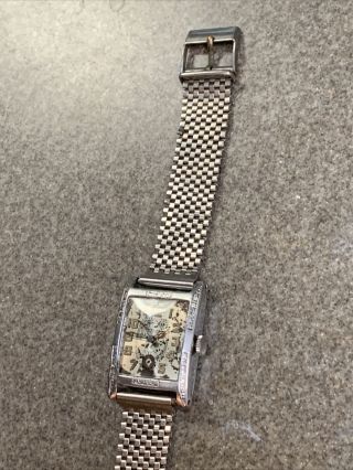 Vintage Men’s Warwick Art Deco Wrist Watch Running Order