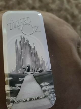 Wizard Of Oz 70th Anniversary Rectangle Analog Quartz Green Watch Needs Battery