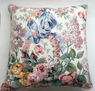 Rare Vintage Ralph Lauren Allison Pillow With Down Insert French Country Usa