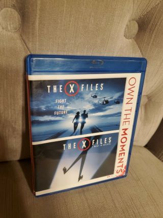 The X - Files Movie 2 - Pack: Fight The Future / I Want To Believe [blu - Ray] Rare