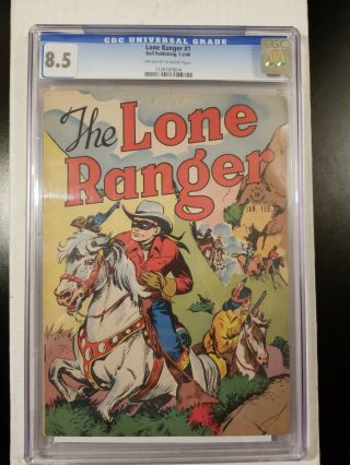 Lone Ranger 1 Cgc 8.  5 - Rare Key Dell 1948 Comic Book Appearance - Like Cbcs,  Pgx