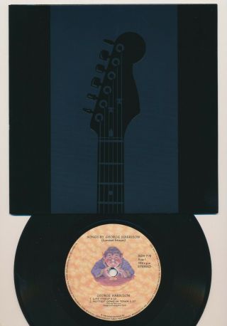 Beatles Ulta Rare " Songs By George Harrison " 7 " Ep W Cover N Genesis