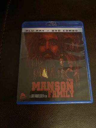 The Manson Family Blu Ray,  Dvd Combo By Severin (very Rare,  Htf,  Oop)