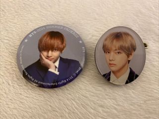 Bts Official Summer Package 2014 (rare) & The Wings Tour V Pin Button