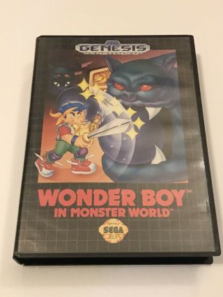 Wonder Boy In Monster World (sega Genesis,  1990) Rare