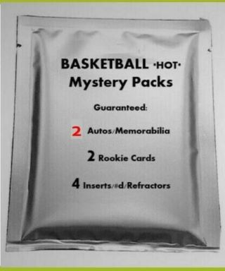 Rare Basketball Hot Pack Nba Jersey Rc Patch Auto ’d Mosaic Prizm