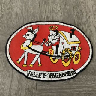 Vintage Valley Vagabonds California Sew On Patch Rare Car Club Motorcycle Club