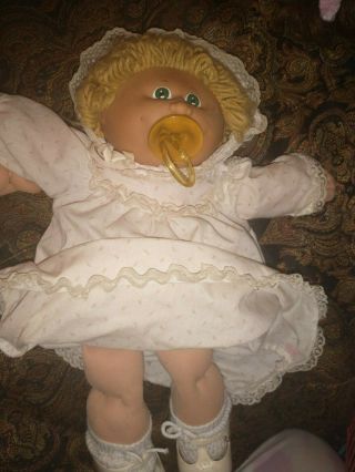 2 Cabbage patch dolls vintage outfit no box cpk preemie 2