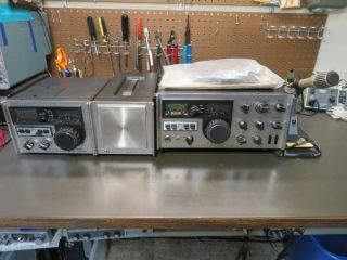 Rare Kenwood Ts - 900 Vintage Ham Radio With Power Supply & Vfo -