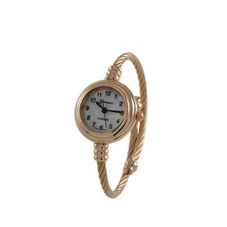 6581 Fashion Watches Geneva Cable Wire Bangle Watch Color (rose - Gold)