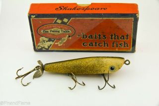 Vintage Shakespeare Dalton Special Minnow Antique Fishing Lure Lc5
