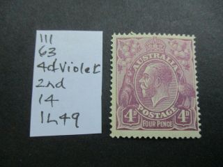 Kgv Stamps: Variety - Rare - Must Have (t441)