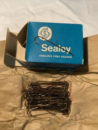 Rare Early Antique Edgar Sealy Streamer Hooks Redditch England