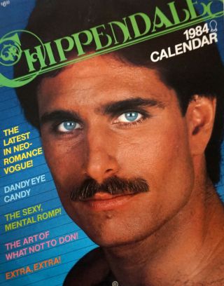 Vintage Rare Chippendales 1984 Calendar (hard To Find,  Collector 