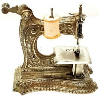Antique & rare MULLER 6 sewing machine circa 1899 Nähmaschine 5