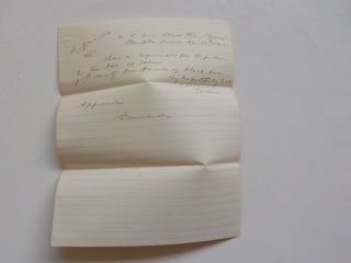 Civil War Letter 1862 Steamer Galena Hampton Roads Virginia Antique 1 Vtg Usa Nr