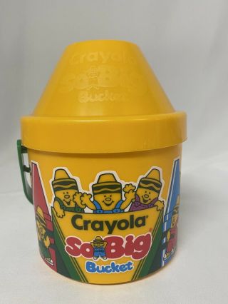 Rare Vintage 1992 Crayola So Big Bucket