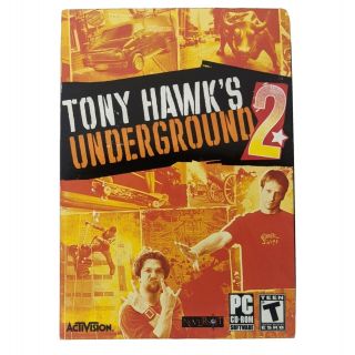 Tony Hawks Underground 2 Pc 2004 Hawk Skateboarding Video Rare Computer Game