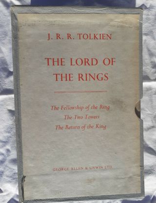 Rare Lord Of The Rings Trilogy 1960 