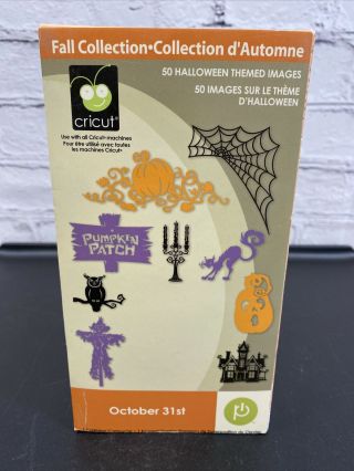 Cricut Cartridge October 31st Rare Halloween Theme Images - Missing Booklet