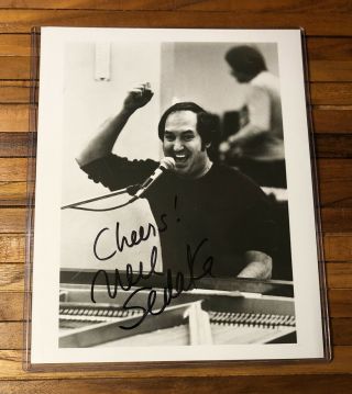 Ultra - Rare Neil Sedaka Real Hand Signed 8x10 " Promo Autographed Photo W/case