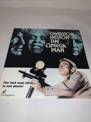 The Omega Man - Laserdisc (not A Dvd) - Charlton Heston - Rare - Good