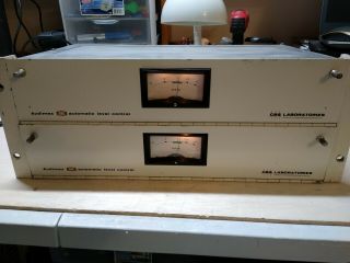Cbs Laboratories Audimax Iii - S Very Rare Factory Stereo Pair