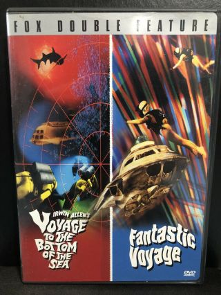 Voyage To The Bottom Of The Sea/fantastic Voyage (dvd,  2000) - Rare & Oop