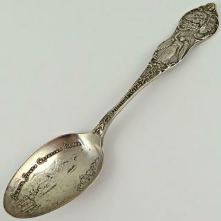 Antique Avalon Santa Catalina Island California Sterling Silver Souvenir Spoon