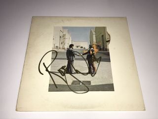 Pink Floyd Rare Roger Waters Signed Vintage Vinyl Record Wish You Were Here Psa