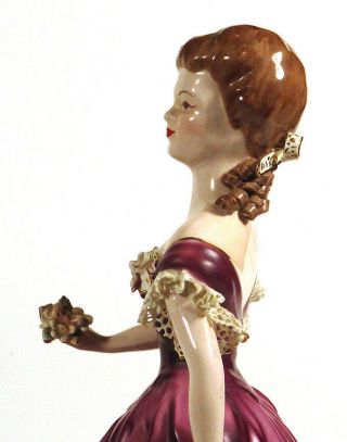 1950s Vintage FLORENCE CERAMICS Pasadena California DEBORAH Figurine Woman 3
