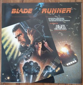 Blade Runner Ost Rare 1982 Aust Oz Wea Label Album Ex