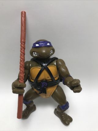 1988 Donatello Hardhead Ninja Turtles Tmnt Vintage Figure Aew