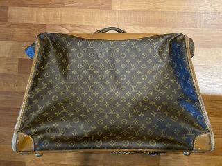Authentic VTG Rare French Company Louis Vuitton LV Monogram Travel Garment Bag 4