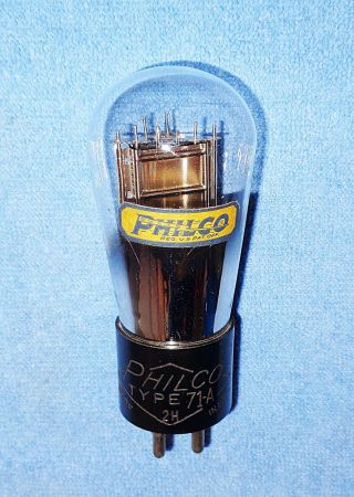 1 Philco 71a Radio Vacuum Tube - Rare 1930 