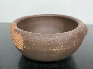 Pre - Columbian ? Primitive Art Pottery Clay Bowl