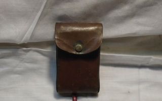 Antique Kodak Vest Pocket Autographic Camera & Case For Repair Shutter