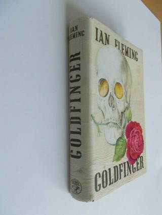 Ian Fleming - Goldfinger 1st Edition / 1st Print / Orig Dj / Rare Skull Indent