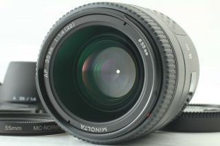 【rare N W/ Hood】 Minolta Af 35mm F/1.  4 G Lens For Minolta Sony From Japan