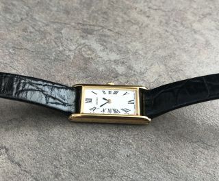 Women ' s Vintage SEIKO Gold Tone Black Leather Dress Watch,  Quartz,  2E20 - 6129 B - G 2