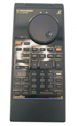 Pioneer Laserdisc Cu - Ld019 Player Remote Control Vintage Rare