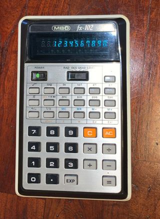 Mbo Fx - 102 Vintage Scientific Calculator Made In West Germany Rare